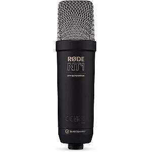 Rode mikrofoni NT1-A 5th Gen, mikrofons (melns, USB-C, XLR)