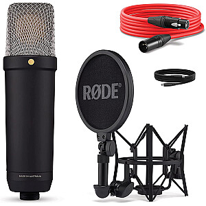 Rode mikrofoni NT1-A 5th Gen, mikrofons (melns, USB-C, XLR)
