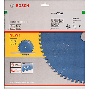 Полотно для циркулярной пилы Bosch Expert for Wood, 250 мм, 60Z (диаметр отверстия 30 мм)