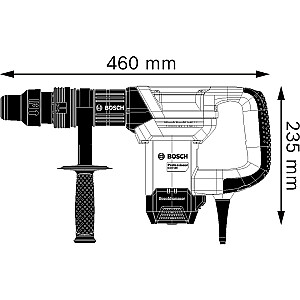 Ударный молоток Bosch GSH 5 Professional, долото (синий/черный, 1100 Вт, футляр)