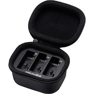 Rode Microphones Wireless GO II Charge Case, внешний аккумулятор (черный, для двух передатчиков и одного приемника)
