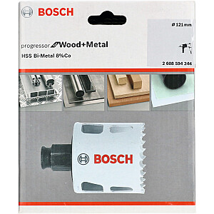 Кольцевая пила Bosch BiM Progressor для дерева и металла, 121 мм (4,3/4)