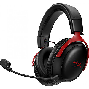 HyperX Cloud III bezvadu austiņas, sarkanas (77Z46AA)