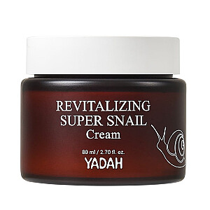 YADAH Atkuriamasis veido kremas Super Snail Cream su sraigių gleivėmis 80ml