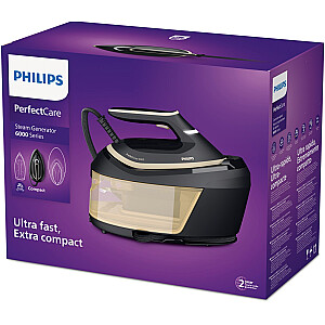 Philips PSG6064/80 tvaika gludināšanas stacija 2400 W 1,8 L SteamGlide Advanced melns, zelts