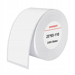 Niimbot T25*60-110 Белые термоэтикетки