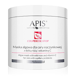 APIS Couperose-Stop Algae Mask aļģu maska asinsvadu ādai ar mežrozīšu un C vitamīnu 200g