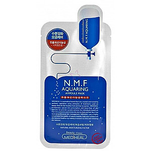 MEDIHEAL NMF Aquaring Ampoule Mask EX mitrinoša ampulas maska sejai 27ml