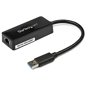 GIGABIT USB 3.0 tīkla karte — MELNĀ/IN