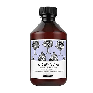 DAVINES Naturaltech Calming Shampoo nomierinošs šampūns jutīgai galvas ādai 250ml