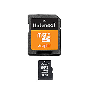Intenso microSD 32 GB 5/21 class 4 +AD