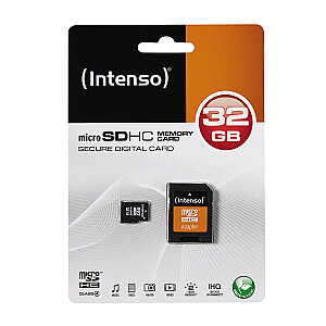 Intenso microSD 32 GB 5/21 class 4 +AD