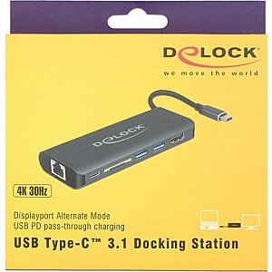 Док-станция DeLOCK USB C 3.1