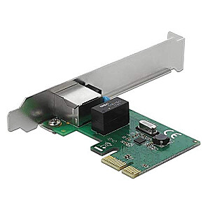 DeLOCK PCIe x1 karte 1 Gigabit LAN portā, LAN adapteris
