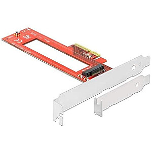 DeLOCK PCIe x4> 1xM.3/слот NF1 LP 90401