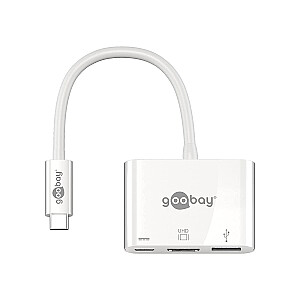 Goobay USB-C HDMI daudzportu adapteris — 62104