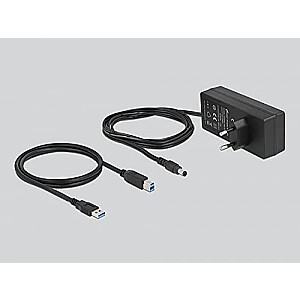 Внешний USB-концентратор Delock SS, 13 портов + коммутатор — 63738