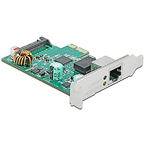 DeLOCK PCIe x1 K 1xRJ45 2,5 ГБ LAN PoE — 89139