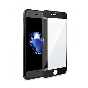 Fusion Full Glue 5D Tempered Glass Aizsargstikls Pilnam Ekrānam Apple iPhone 7 Plus / 8 Plus Melns
