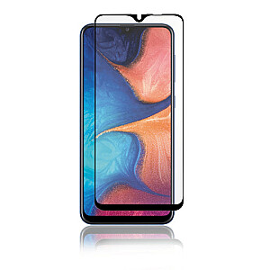 Fusion Full Glue 5D Tempered Glass Aizsargstikls Pilnam Ekrānam Samsung A202 Galaxy A20e Melns
