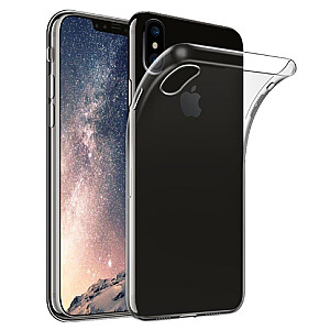 Fusion Ultra Back Case 1 mm Izturīgs Silikona Aizsargapvalks Priekš Apple iPhone XS Max Caurspīdīgs