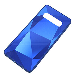 Fusion Diamond Stone Back Case Silikona Aizsargapvalks Priekš Apple iPhone 11 Pro Zils