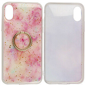 Fusion Marble Ring Back Case Силиконовый чехол для Apple iPhone 11 Pro Розовый