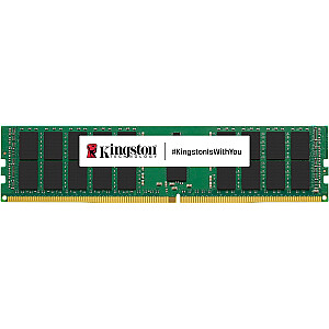 Kingston DDR4 64GB - 3200 - CL - 22 - Viens komplekts - DIMM - ECC REG, KSM32RD4/64HCR, XMP, melns