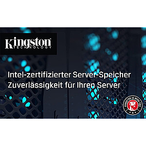 Kingston DDR4 64GB - 3200 - CL - 22 - Viens komplekts - DIMM - ECC REG, KSM32RD4/64HCR, XMP, melns