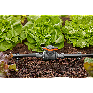 Noslēgšanas un vadības vārsts Gardena Micro-Drip-System 13mm (1/2) (pelēks/oranžs, 2 gab., modelis 2023)