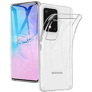 Fusion Ultra Back Case 2 mm Izturīgs Silikona Aizsargapvalks Priekš Samsung G985 Galaxy S20 Plus Caurspīdīgs