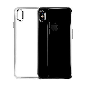 Fusion Ultra Back Case 2 mm Izturīgs Silikona Aizsargapvalks Priekš Apple iPhone X / XS Caurspīdīgs
