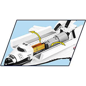 COBI Space Shuttle Atlantis celtniecības komplekts (mērogs 1:100)