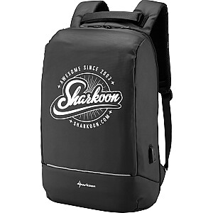 Sharkoon Backpack, рюкзак (черный, 16 литров)