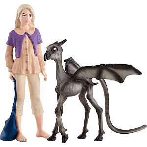 Schleich Wizarding World Luna &amp; Baby Thestral, игрушечная фигурка