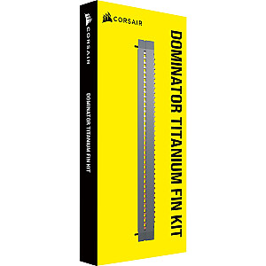 Комплект аксессуаров Corsair Dominator Titanium Fin, RAM (серый, CMP5AGTFING, Dominator Titanium)
