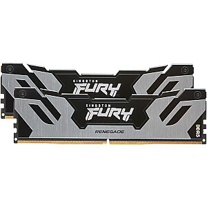 Kingston FURY DDR5 - 64 GB - 6400 - CL - 32 (2x 32 GB) duālais komplekts, RAM (melns, KF564C32RSK2-64, Renegade XMP, INTEL XMP)