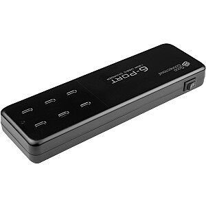 Good Connections USB-станция быстрой зарядки 120 Вт, 6 портов, зарядное устройство (черный, PD 3.0, QC 4+, USB-C)