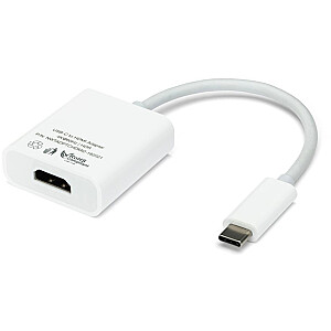 OWC USB adapteris, USB-C uz HDMI 4K (balts, 11 cm)