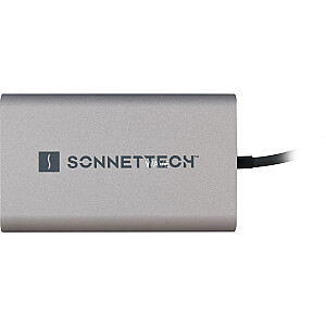 Адаптер Sonnet Thunderbolt 3 > Dual DisplayPort (серый/черный, 30 см)