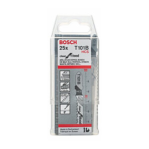 Bosch HCS Clean for Wood T101B finierzāģa audums - iepakojumā 25 gabali - 2608633622