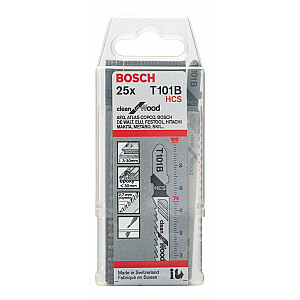 Bosch HCS Clean for Wood T101B finierzāģa audums - iepakojumā 25 gabali - 2608633622