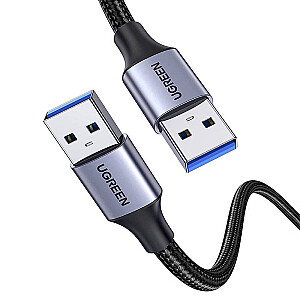 USB3.0 cable Male USB-A to Male USB-A UGREEN 2A, 0.5m (black)