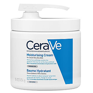 CERAVE Moisturizing Cream увлажняющий лосьон для тела с помпой 454г