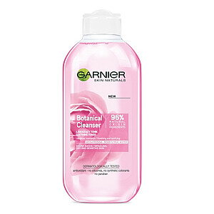 GARNIER Botanical Cleanser Soothing Toner успокаивающий тоник для сухой и чувствительной кожи Розовая вода 200мл