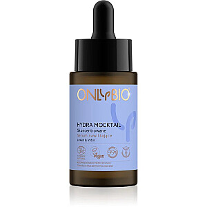 ONLYBIO Hydra Mocktail koncentruotas drėkinamasis serumas 30ml