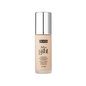 PUPA Active Light Perfect Skin Foundation veido pagrindas be aliejaus SPF10 010 30 ml