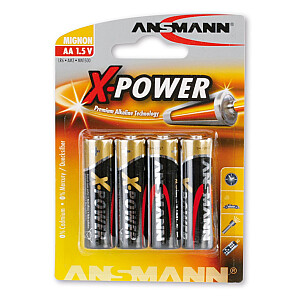 Ansmann Mignon X-Power 4xAA lizdinėje plokštelėje