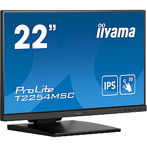 iiyama ProLite T2254MSC-B1AG, LED monitorius - 22 - juodas, FullHD, IPS, jutiklinis ekranas