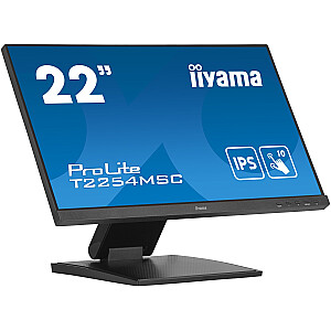 iiyama ProLite T2254MSC-B1AG, LED monitors - 22 - melns, FullHD, IPS, skārienekrāns